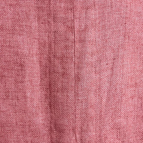 Sigrid Olsen 100% Linen Dusty Rose Button Front Collared Blouse Pockets Small - Picture 11 of 13